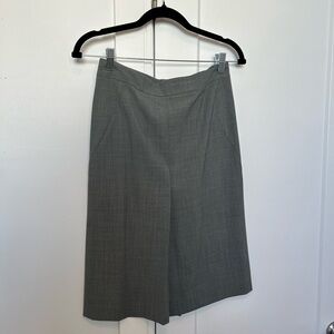 Theory Gray A-Line Skirt